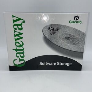 Gateway CD Storage w/ Variety‎ Of CD'S Games Print master 15 CD-ROM EUC